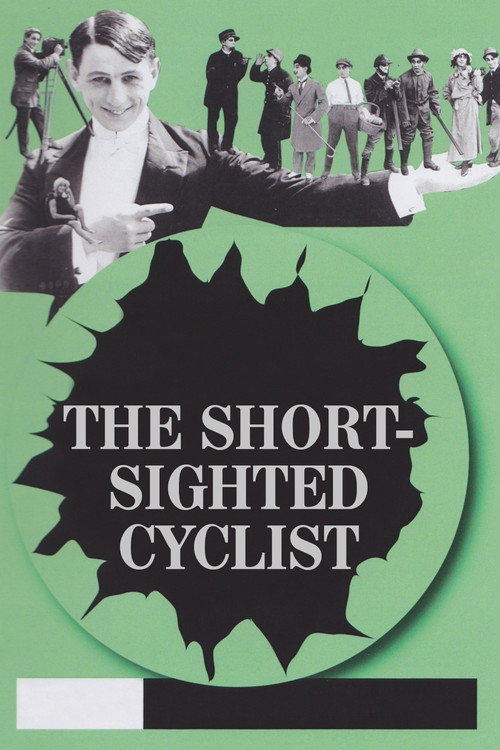 Movie poster for The Short-Sighted Cyclist (1907)