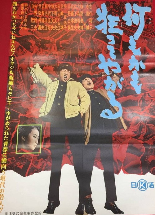 Movie poster for 何もかも狂ってやがる (1962)