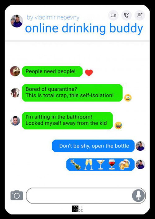 Movie poster for Online Drinking Buddy (2021)