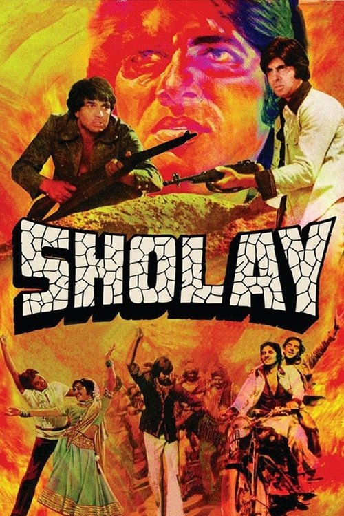 Movie poster for Sholay (1975)
