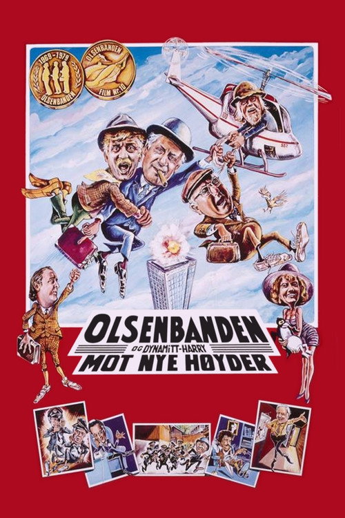 Movie poster for The Olsen Gang and Dynamite-Harry Towards New Heights (1979)