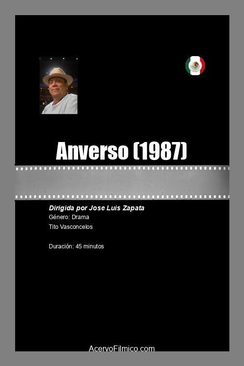 Movie poster for Anverso (1987)