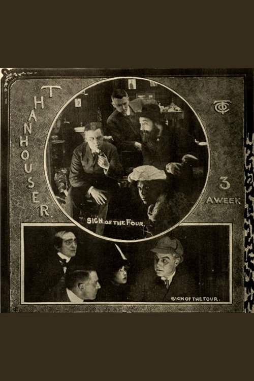Movie poster for Sherlock Holmes Solves the Sign of the Four (1913)