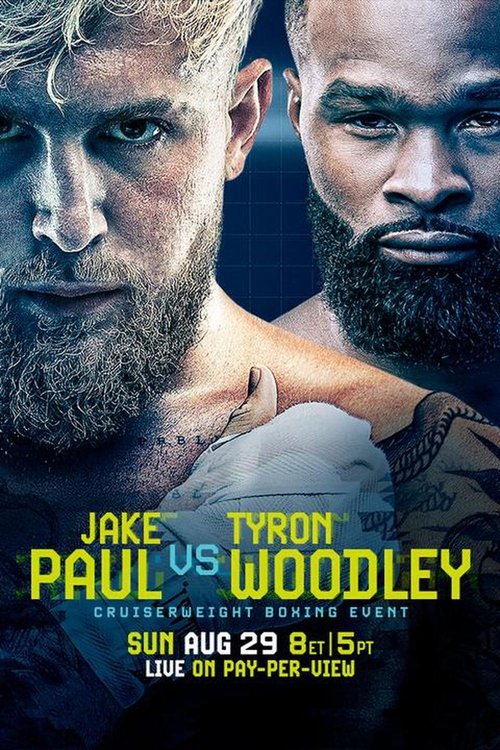 Movie poster for Jake Paul vs. Tyron Woodley (2021)