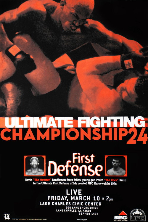 Movie poster for UFC 24: First Defense (2000)