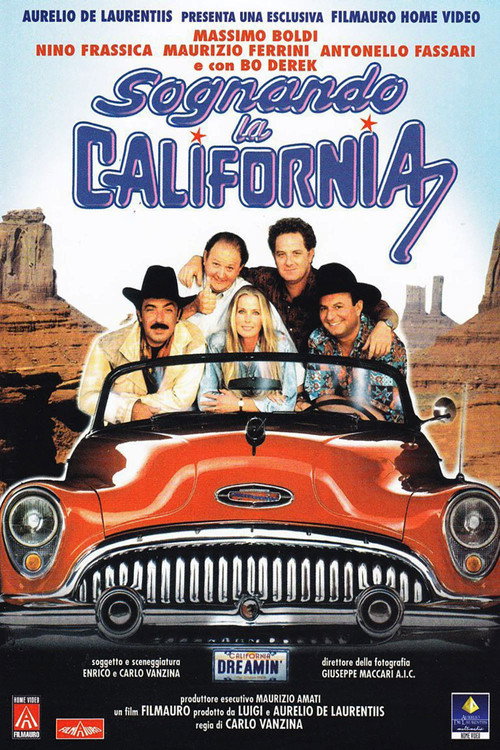 Movie poster for Sognando la California (1992)
