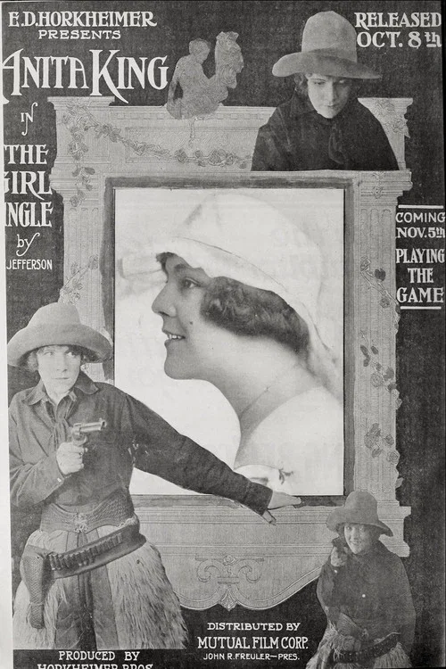 Movie poster for The Girl Angle (1917)