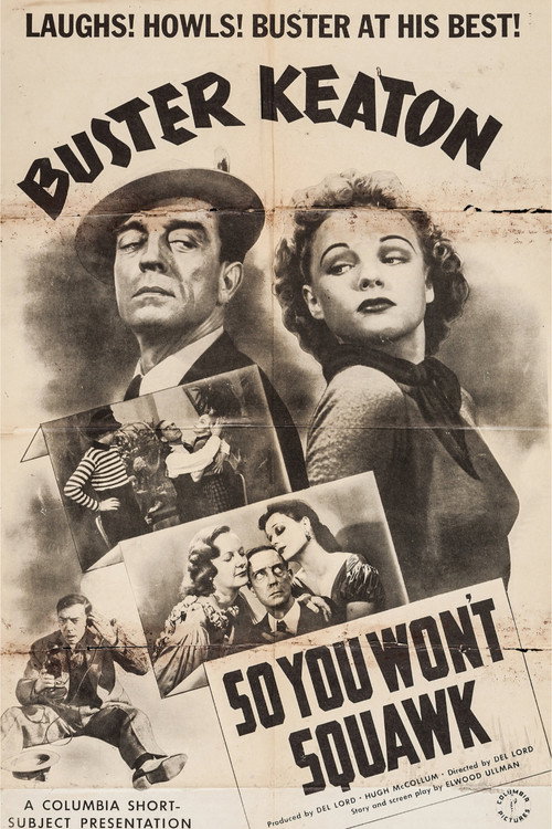 Movie poster for So You Won't Squawk (1941)