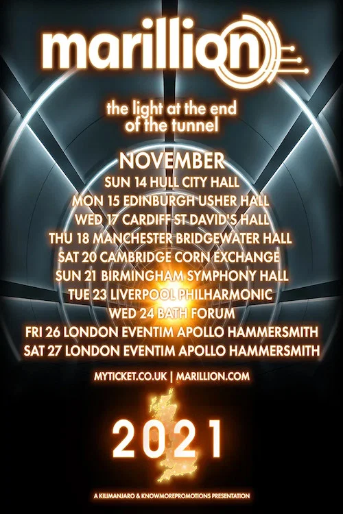 Movie poster for Marillion - The Light at the End of the Tunnel Tour (2021)