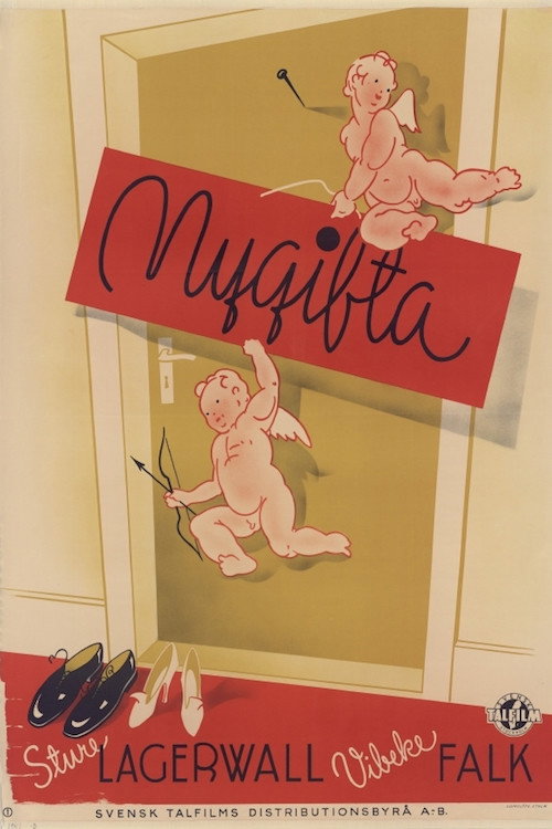 Movie poster for Nygifta (1941)