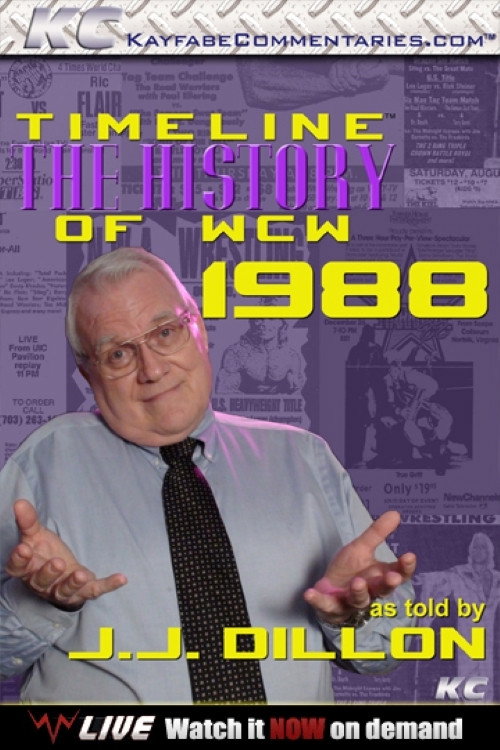 Movie poster for Timeline: The History of WCW – 1988 – As Told By JJ Dillon (2013)