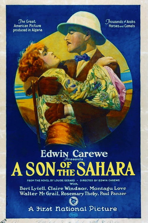 Movie poster for A Son of the Sahara (1924)