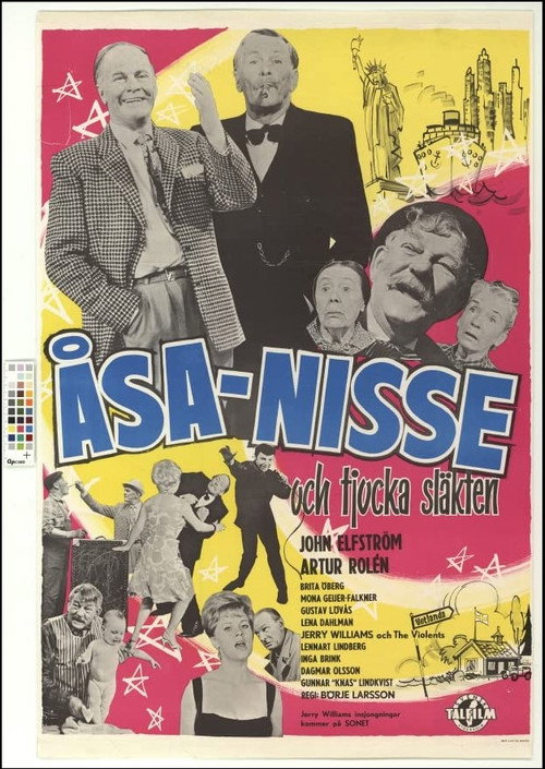 Movie poster for Åsa-Nisse och tjocka släkten (1963)