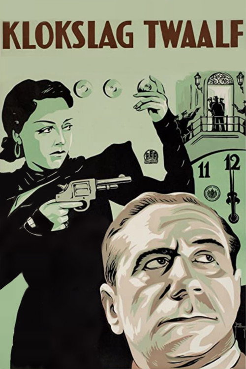 Movie poster for Klokslag twaalf (1936)