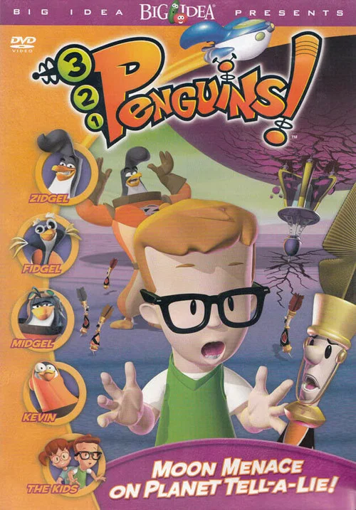 Movie poster for 3-2-1 Penguins!: Moon Menace on Planet Tell-A-Lie (2003)