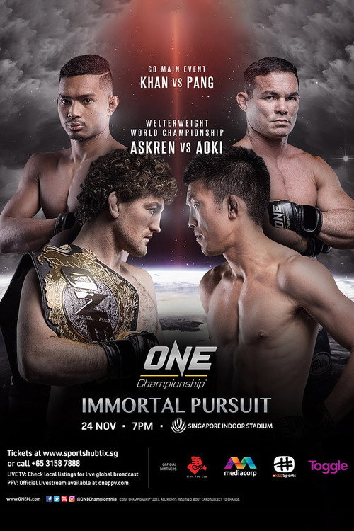 Movie poster for ONE Championship 62: Immortal Pursuit (2017)