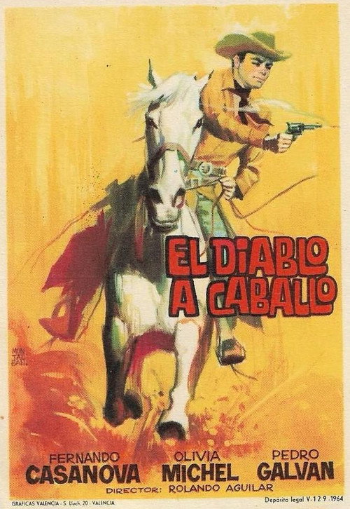 Movie poster for El diablo a caballo (1955)