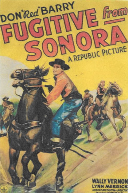 Movie poster for Fugitive from Sonora (1943)
