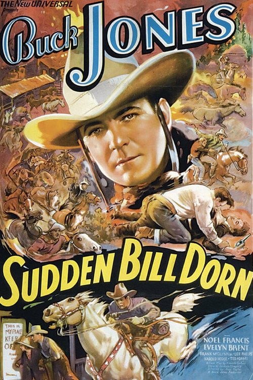 Movie poster for Sudden Bill Dorn (1937)