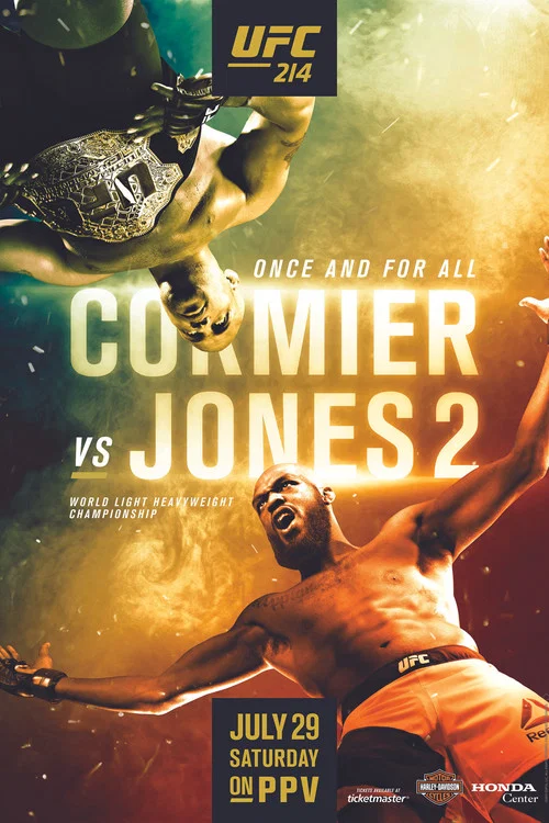 Movie poster for UFC 214: Cormier vs. Jones 2 (2017)