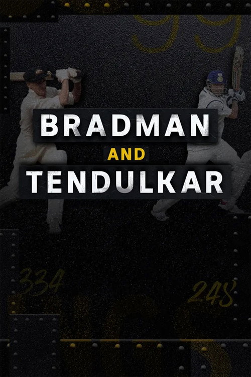 Movie poster for Bradman and Tendulkar (2023)