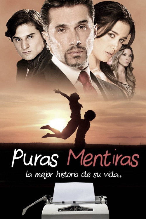 Movie poster for Puras mentiras (2013)