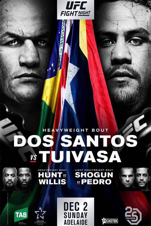 Movie poster for UFC Fight Night 142: dos Santos vs. Tuivasa (2018)