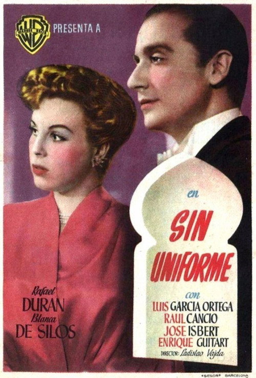 Movie poster for Sin uniforme (1950)