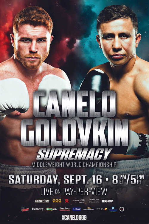 Movie poster for Canelo Alvarez vs. Gennady Golovkin (2017)