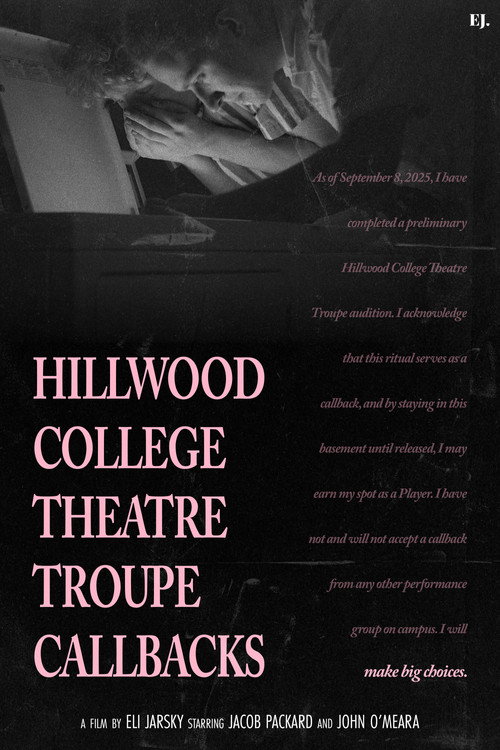 Movie poster for Hillwood College Theatre Troupe Callbacks (2026)