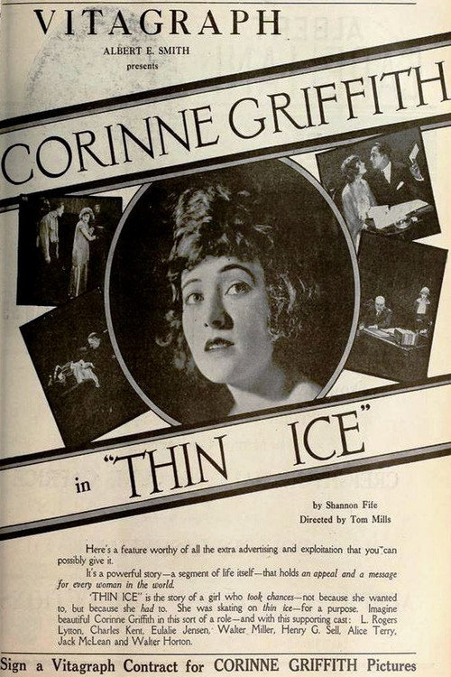 Movie poster for Thin Ice (1919)