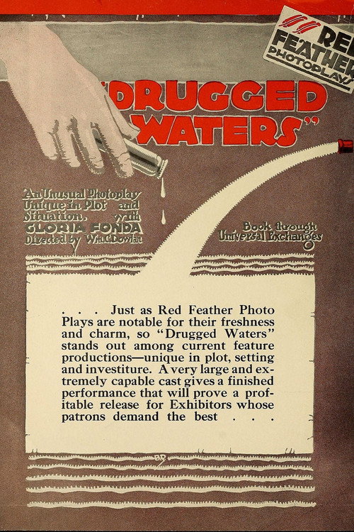 Movie poster for Drugged Waters (1916)