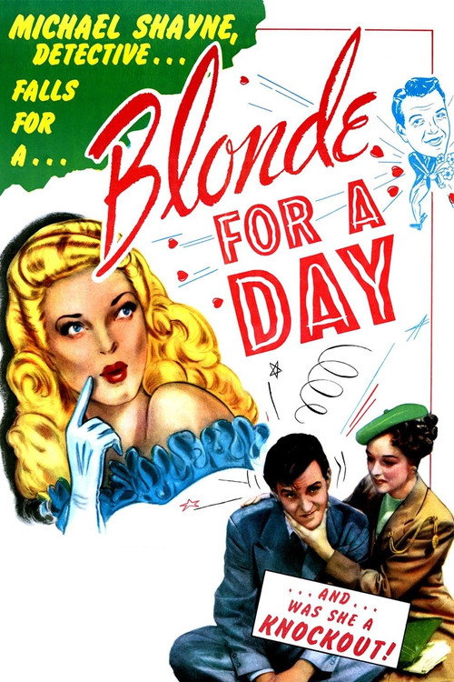 Movie poster for Blonde for a Day (1946)