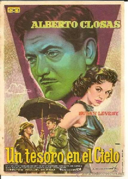 Movie poster for Un tesoro en el cielo (1957)