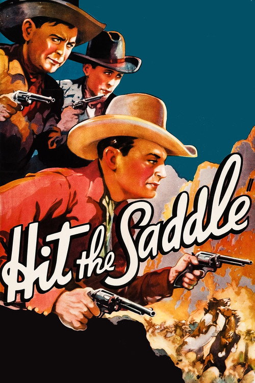 Movie poster for Hit the Saddle (1937)