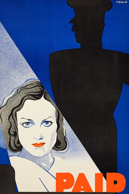 Movie poster for Paid (1930)