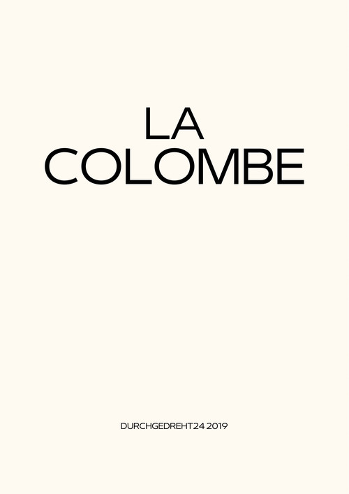 Movie poster for La Colombe (2019)