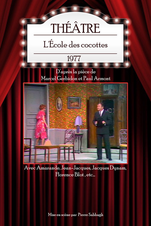 Movie poster for L'École des cocottes (1977)