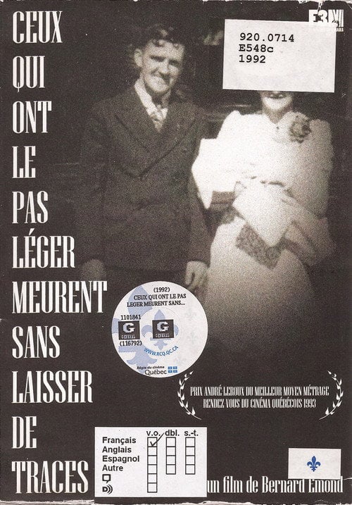 Movie poster for Ceux qui ont le pas léger meurent sans laisser de traces (1992)
