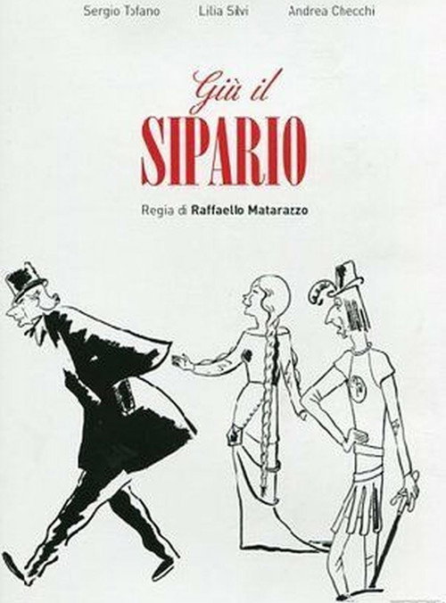 Movie poster for Giù il sipario (1940)