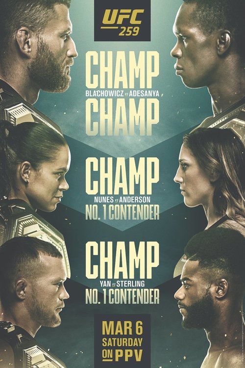 Movie poster for UFC 259: Blachowicz vs. Adesanya (2021)