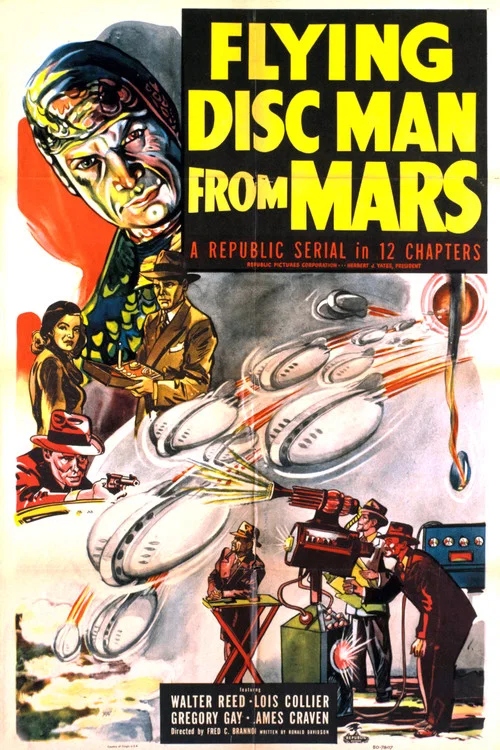 Movie poster for Flying Disc Man from Mars (1950)