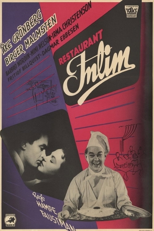 Movie poster for Restaurant Intim (1950)