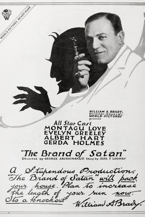 Movie poster for The Brand of Satan (1917)