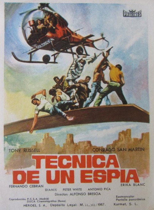 Movie poster for Target Goldseven (1966)