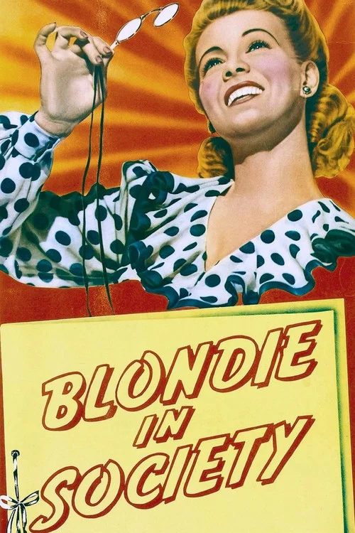 Movie poster for Blondie in Society (1941)
