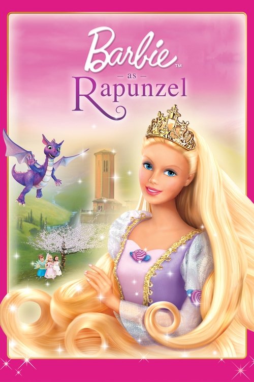 Movie poster for Barbie as Rapunzel (2002)