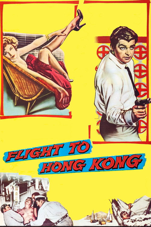 Movie poster for Flight to Hong Kong (1956)