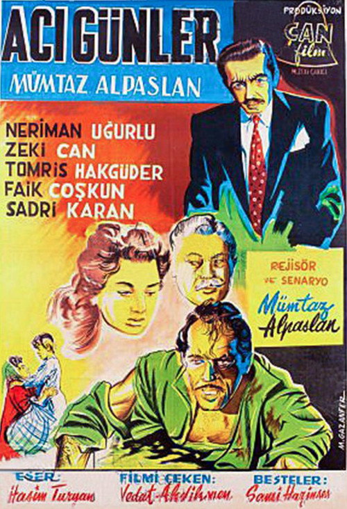 Movie poster for Acı Günler (1957)