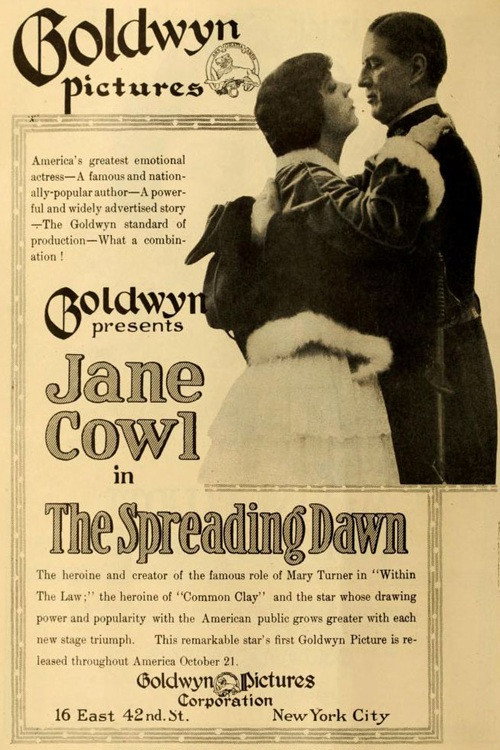 Movie poster for The Spreading Dawn (1917)